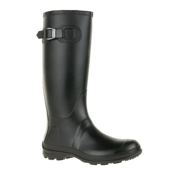 KAMIK Olivia Rain Boot Black women's size 8 Like-New Condition - Picture 1 of 11